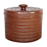 Sandstone salt pot