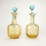 Old pair of George Sand decanters, Cristal de Portieux