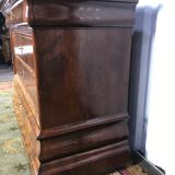 Commode époque Louis Philippe acajou flammé