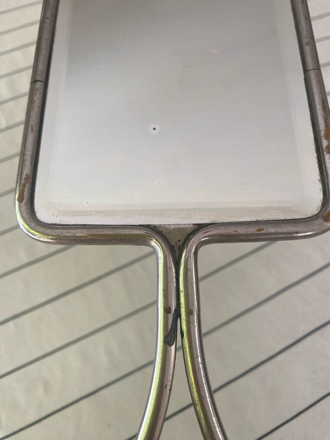 Vintage barber mirror