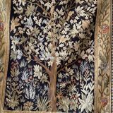 Pair of tapestries style greenery of Aubusson, twentieth century