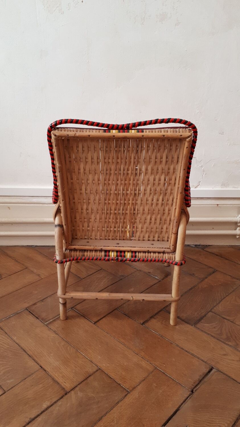 Rattan armchair for children