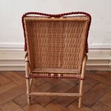 Rattan armchair for children