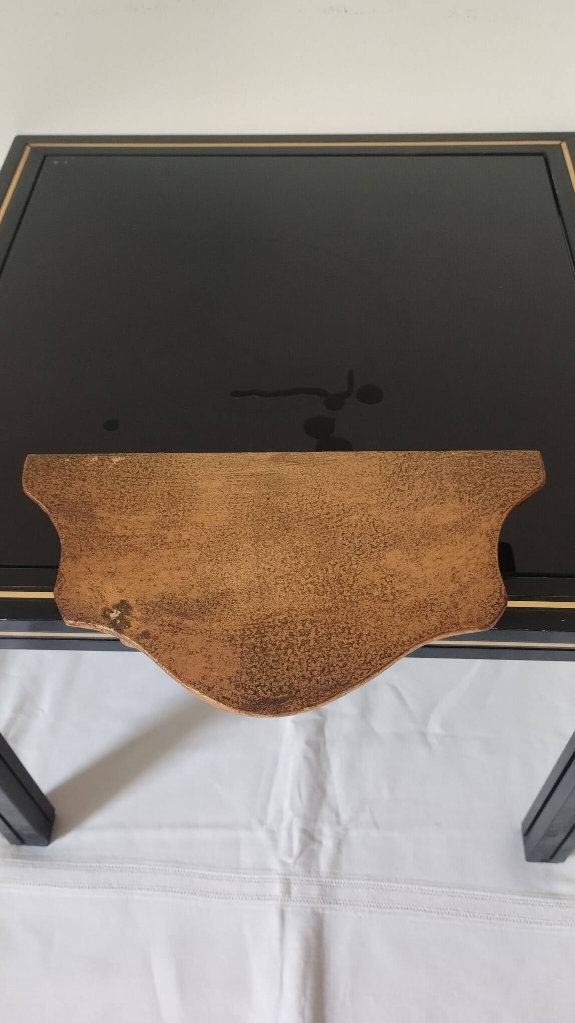 Small Louis XV style gilded wall console