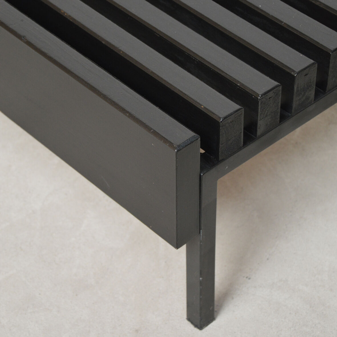 Scandinavian coffee table bench, 1960