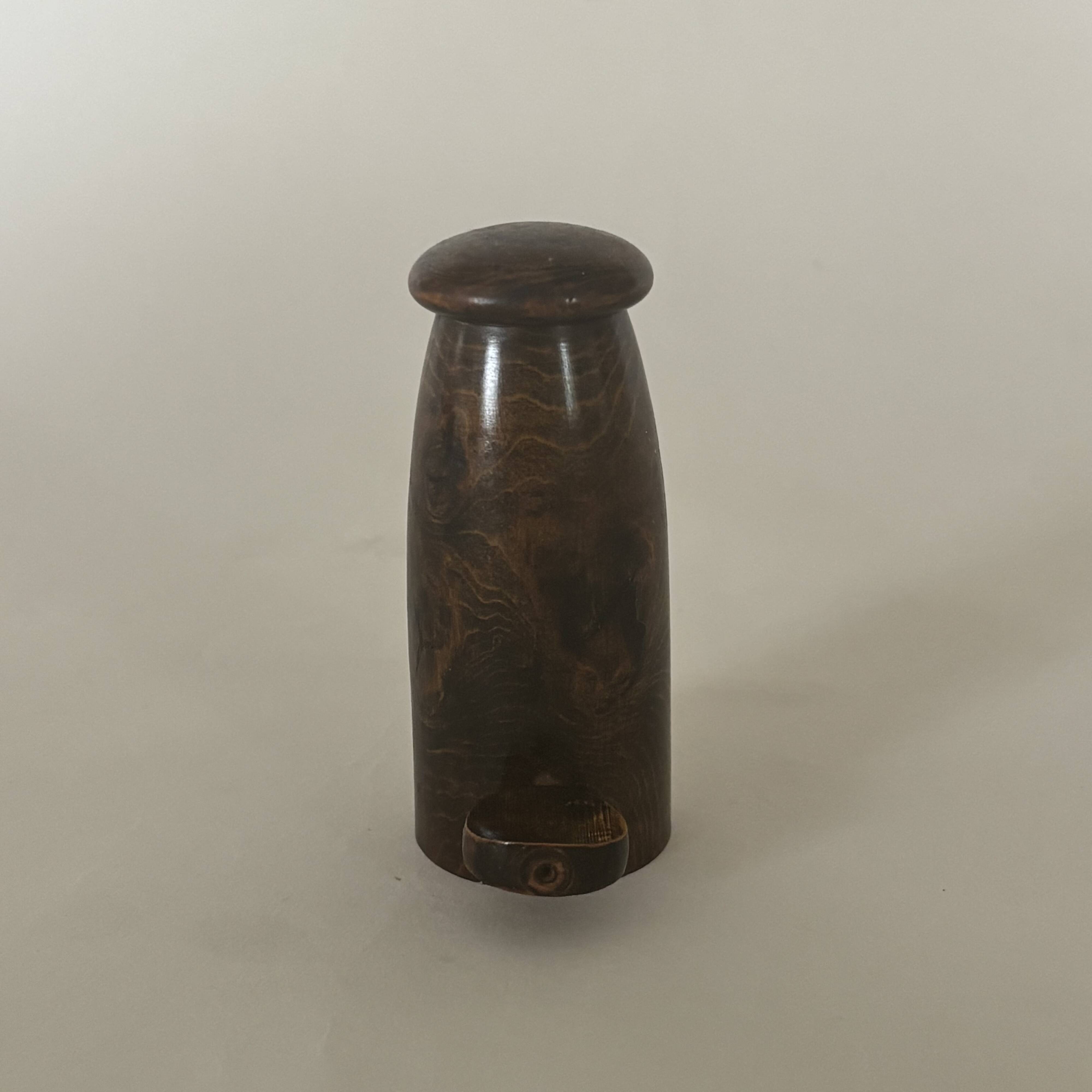 Pepper mill in elm burl