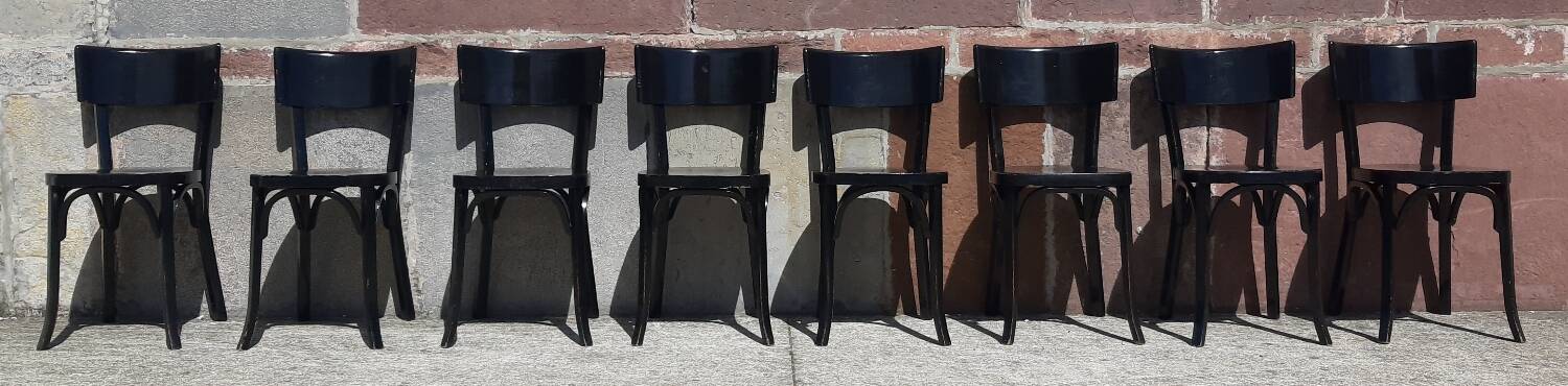 Baumann bistro chairs (Set of 8)
