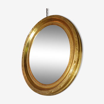 Miroir Louis XVI oval 56x67cm