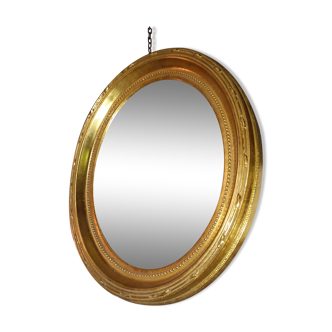 Miroir Louis XVI oval 56x67cm