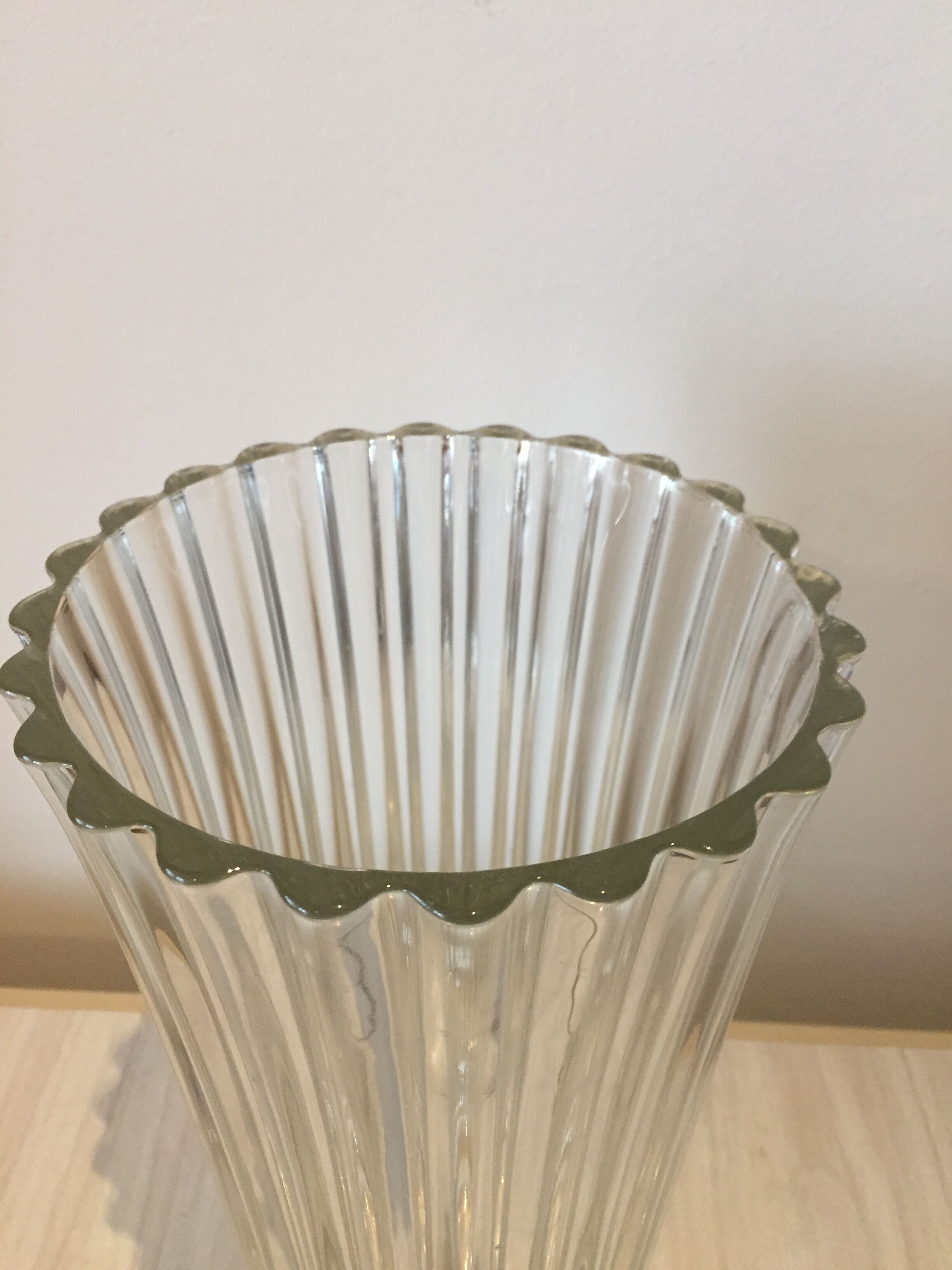 Vintage glass vase