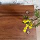 Wooden bedside table