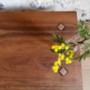 Wooden bedside table