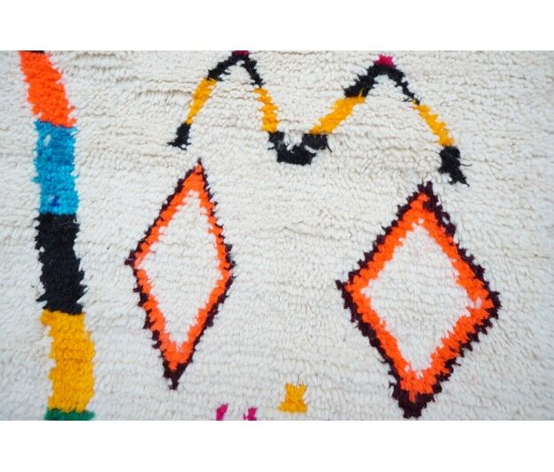 Colorful Berber carpet 296x186cm