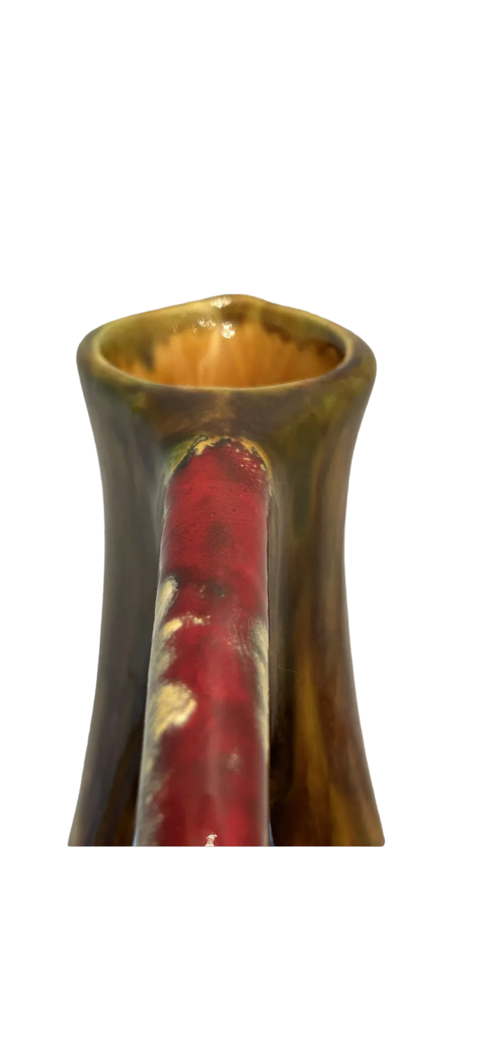 Ceramic vase 60,70s, le brusc, pottery of the var, vintage