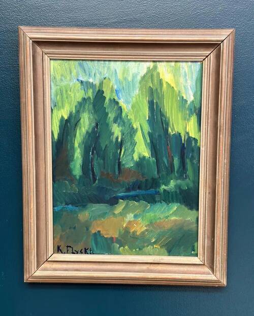 The forest landscape by Kersti Flyckt