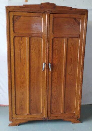 Parisian wardrobe in solid oak