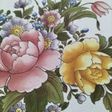 Decorative earthenware plate signed Charolles