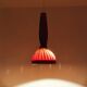 Swedish Mid Century Modern wooden pendant lamp by Hans Agne Jakobsson