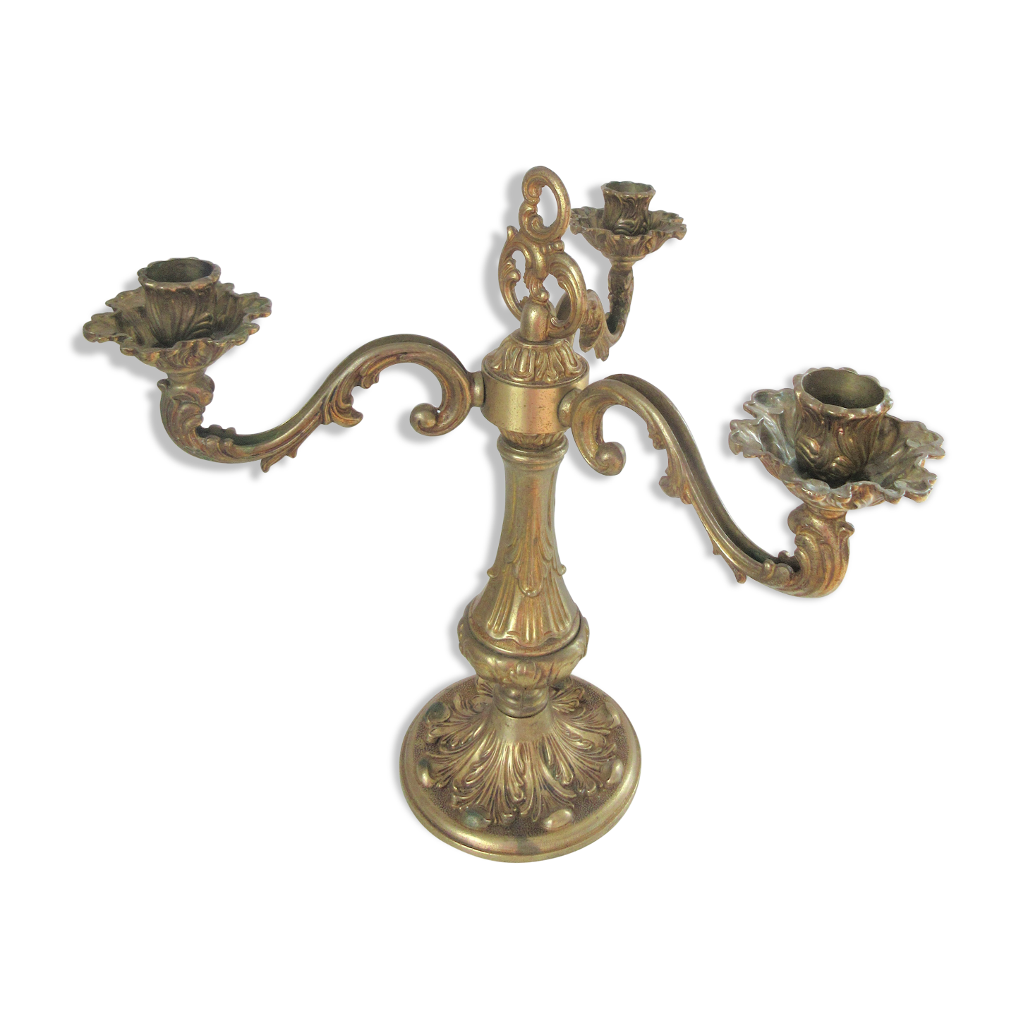 Chandelier 3 branches en bronze
