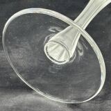 Lalique Royal signed champagne flutes