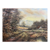 Painting: oil on canvas - landscape