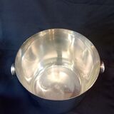 Silver metal champagne bucket