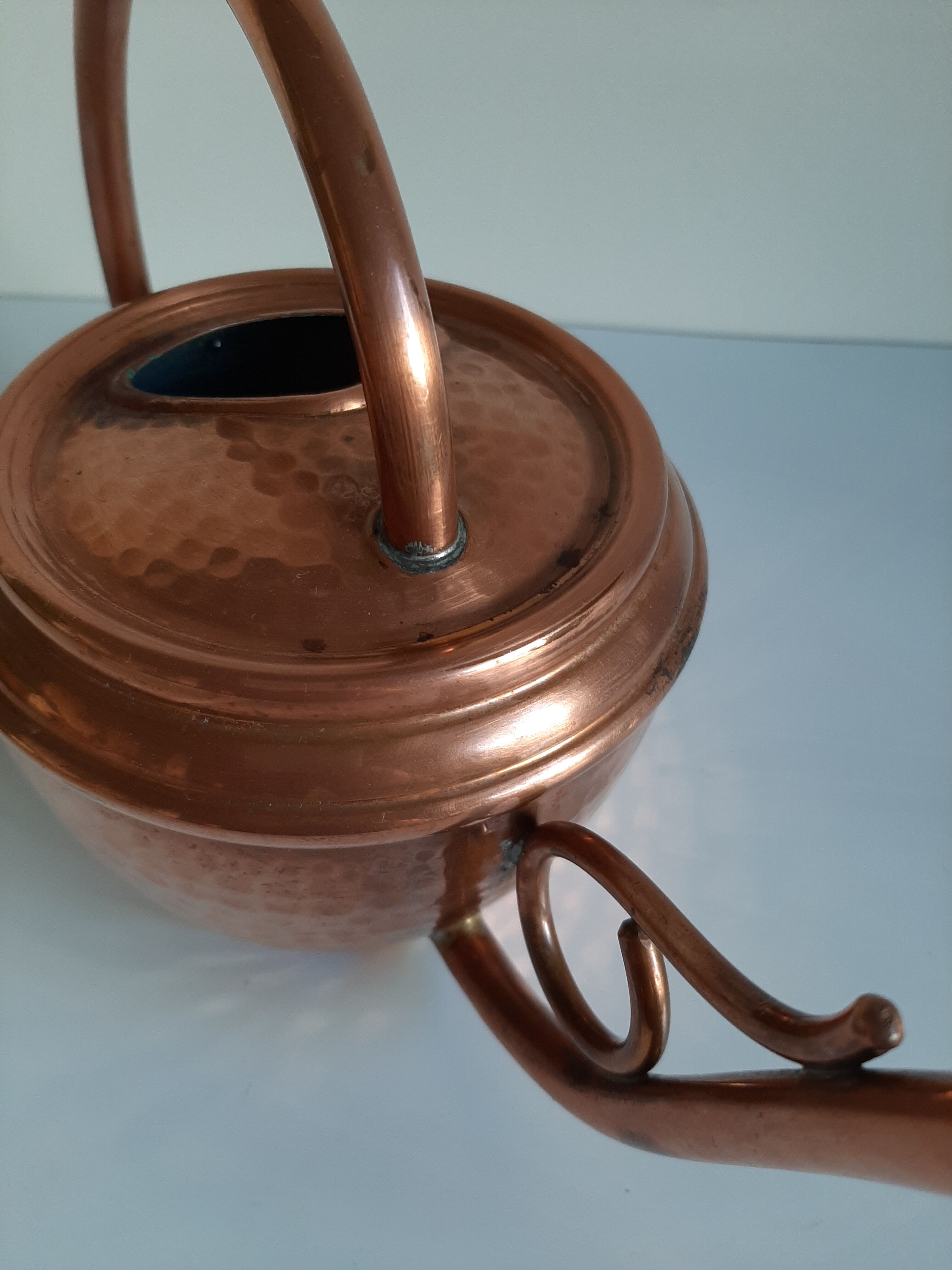 Vintage copper watering can