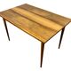 Table à manger extensible de style mid-century en noyer, années 1960