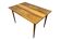 Table à manger extensible de style mid-century en noyer, années 1960