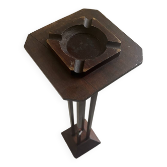 Art Deco wooden smoking table