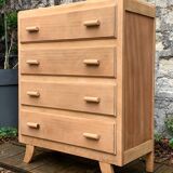 Commode art déco bois brut