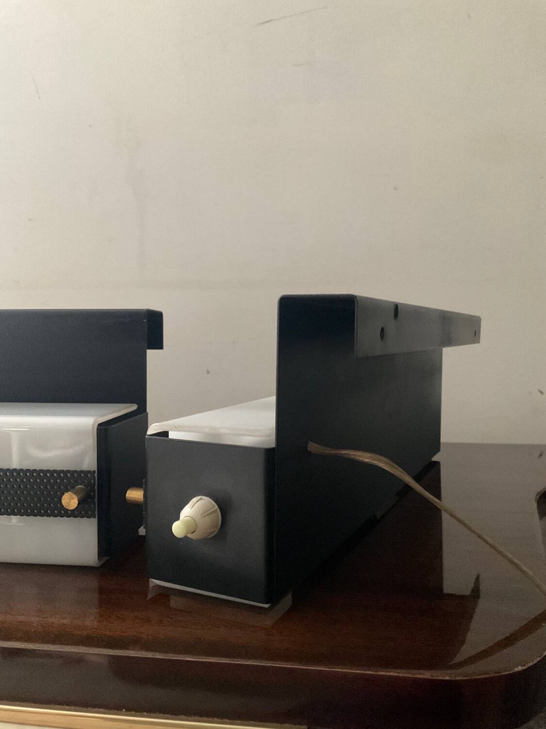 Pair of Niek Hiemstra wall lights from the 50s-60s