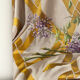 Old painting, oil on wood, lilac flowers on drapery by Sarret.