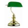 Lampe de bureau de notaire banquier en laiton brillant