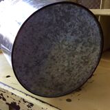 Pair of galvanized buckets basin garden bucket