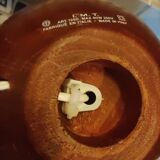 Wooden ball lamp base made in Italy