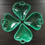 Set of 4 green cups
