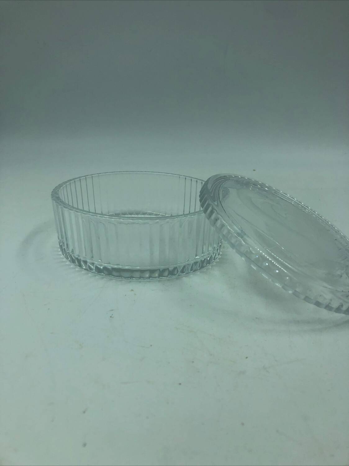 Antique crystal candy box