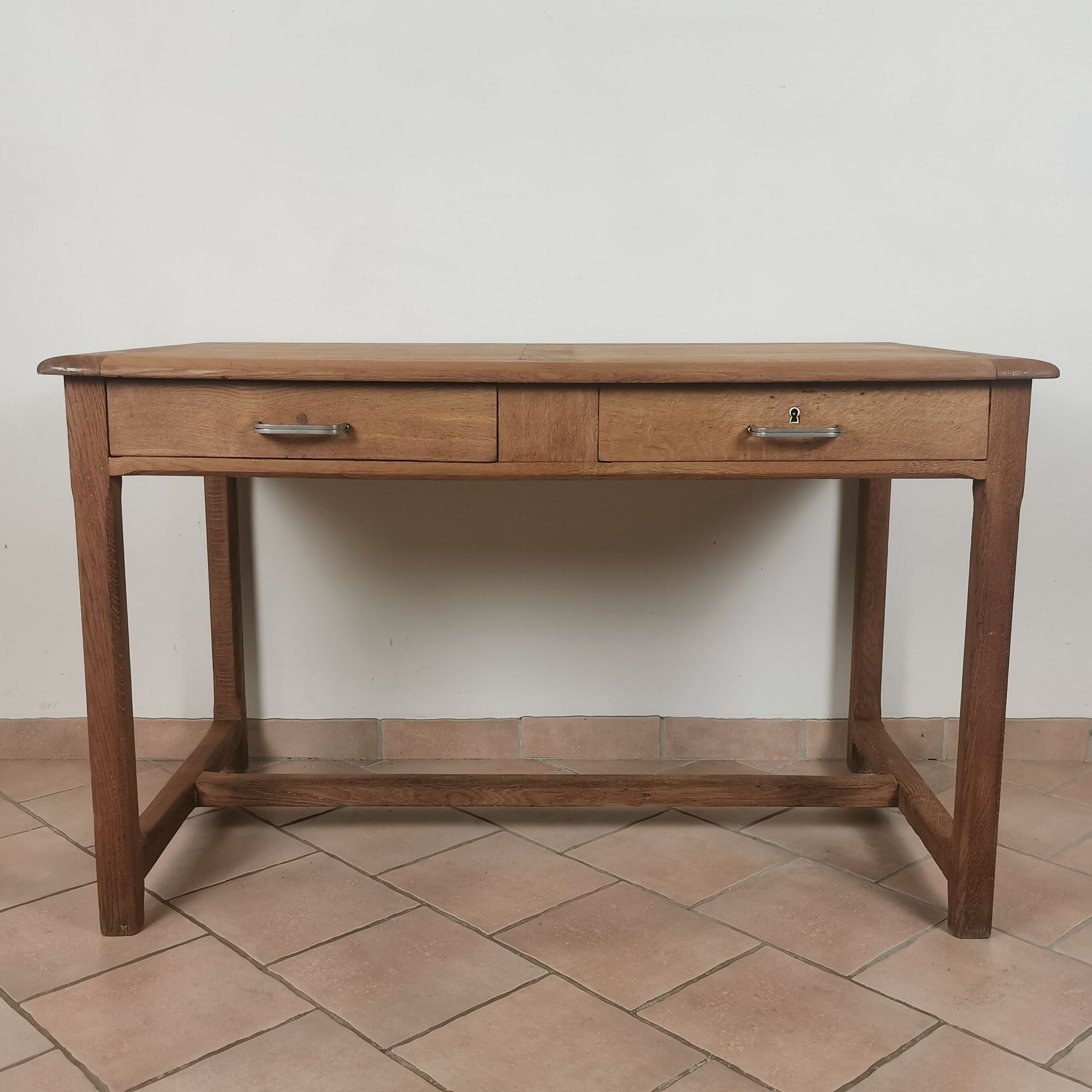 Solid oak desk