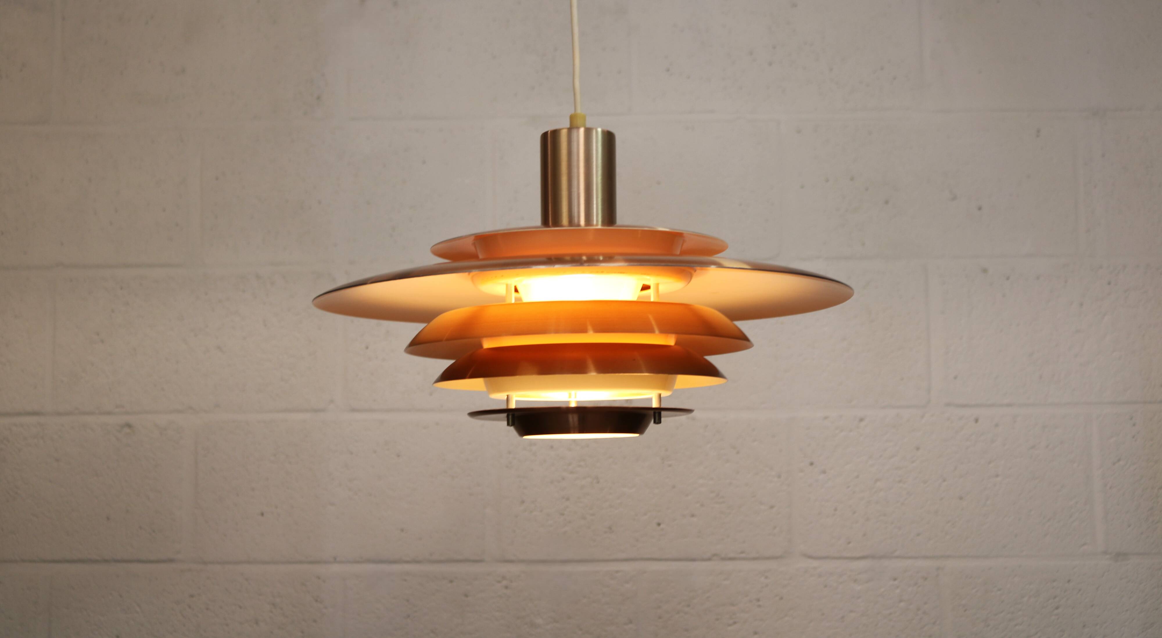 Very rare old Danish design lamp by Teknika model 425 - 60's