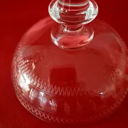 2 crystal champagne coupes from the 1890s/1910s
