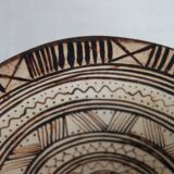 Old traditional pottery dish from the Rif, Morocco