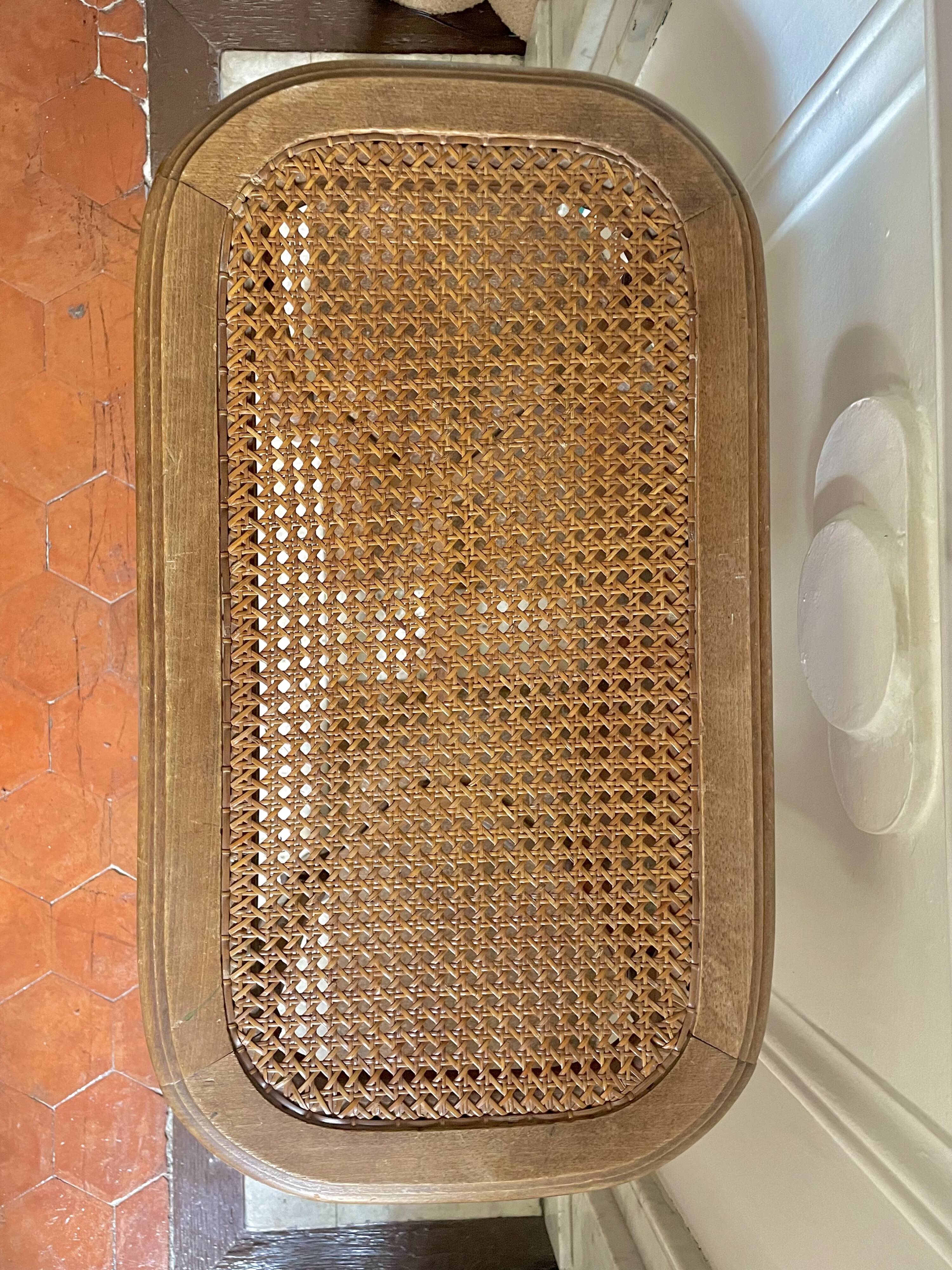 Tabouret de piano ancien / cannage parfait état