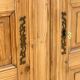 12-panel fir wood wardrobe