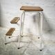 Escabeau marche pied vintage