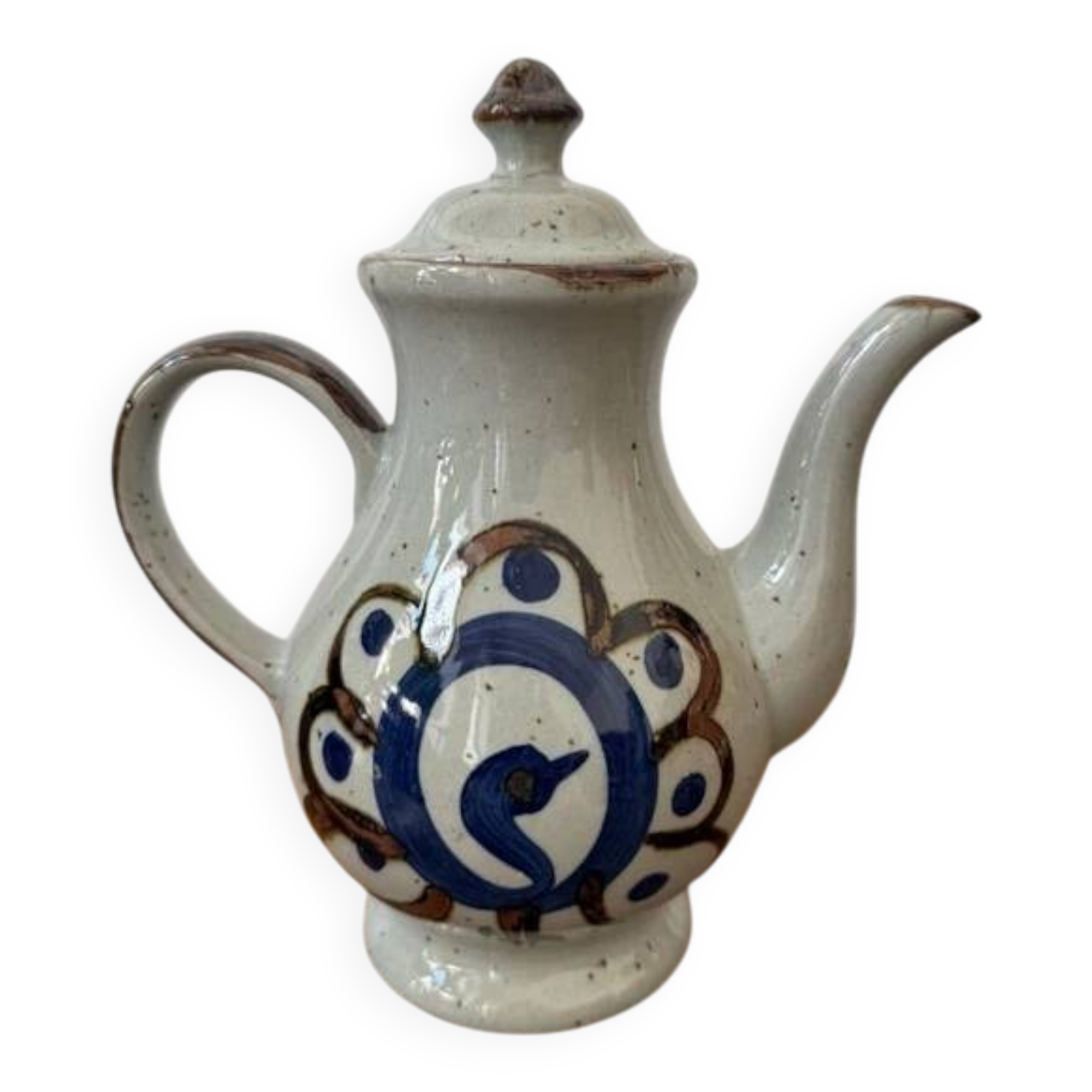 Vintage stoneware teapot