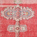 Red & Cream Classic Turkish Vintage Rug, 205x310Cm