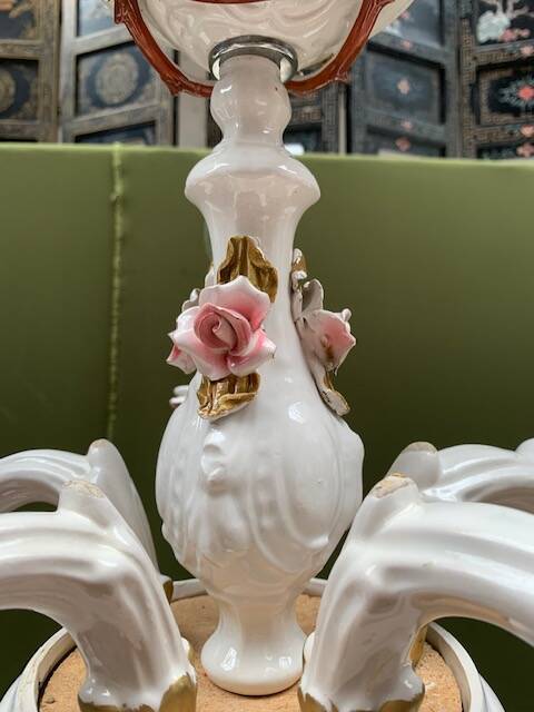 Capodimonte chandelier.