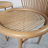 Pair of Herbert Ohl chairs for Lubke, 1980s