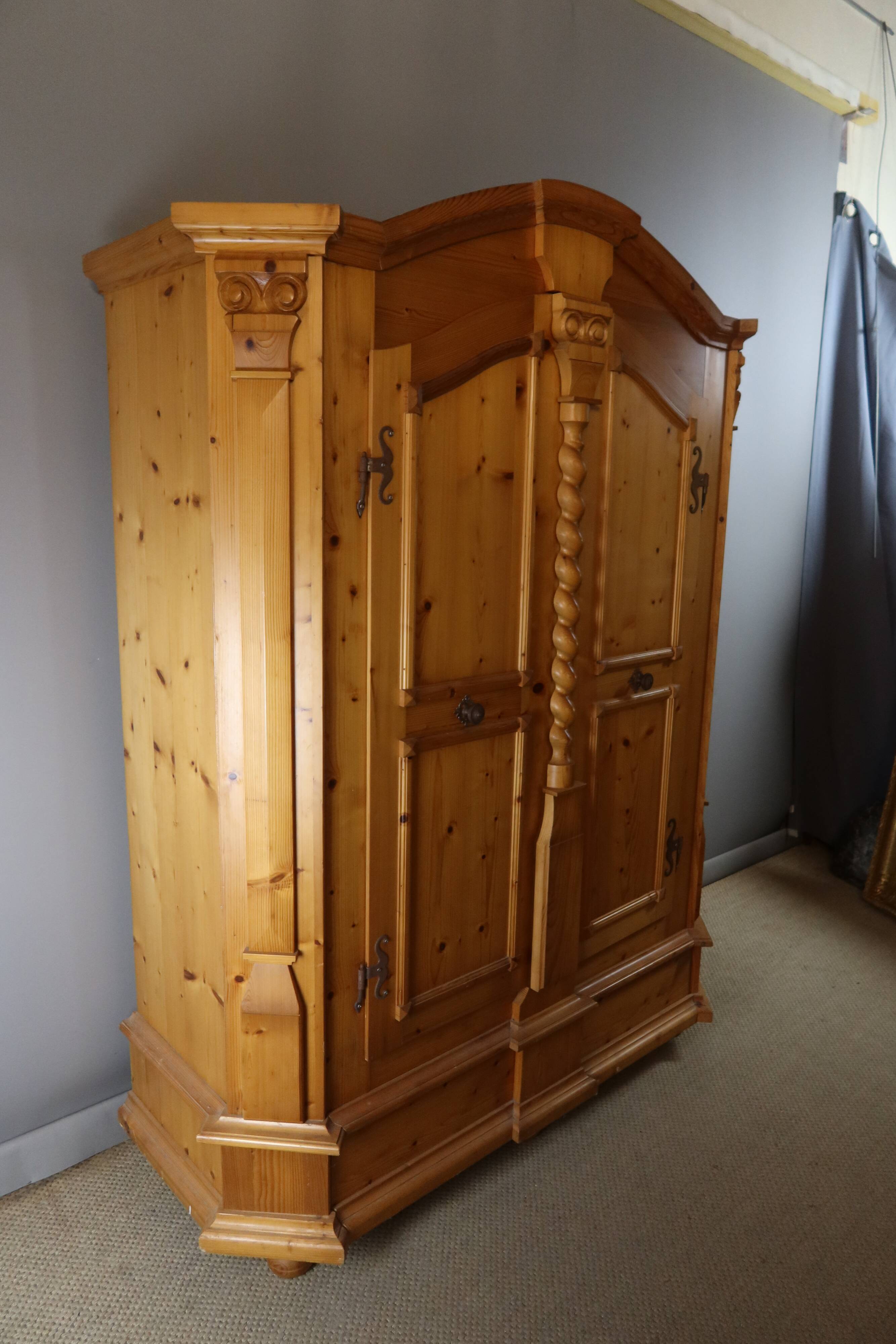 pine wardrobe